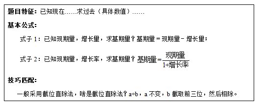 公务员考试行测公式